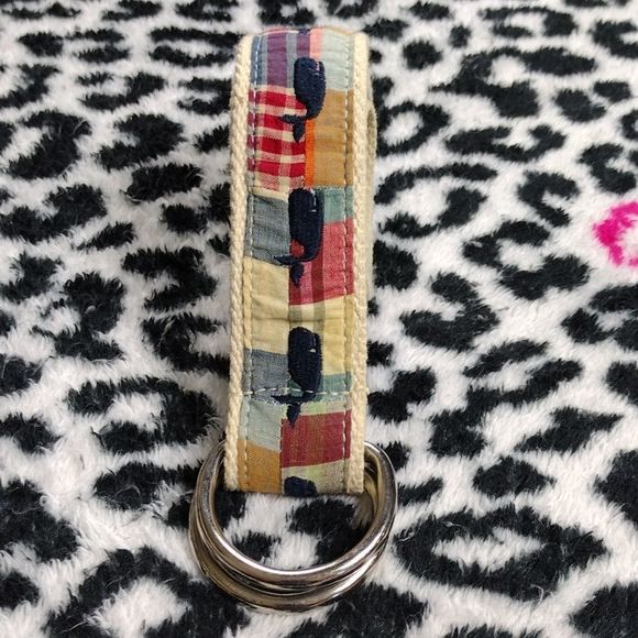 J.Crew Cotton Whale Patchwork Belt - Picture 1 of 9